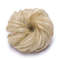 Rose Bun Hair Scrunchie  Light Blonde