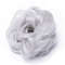 Rose Bun Hair Scrunchie  Gray