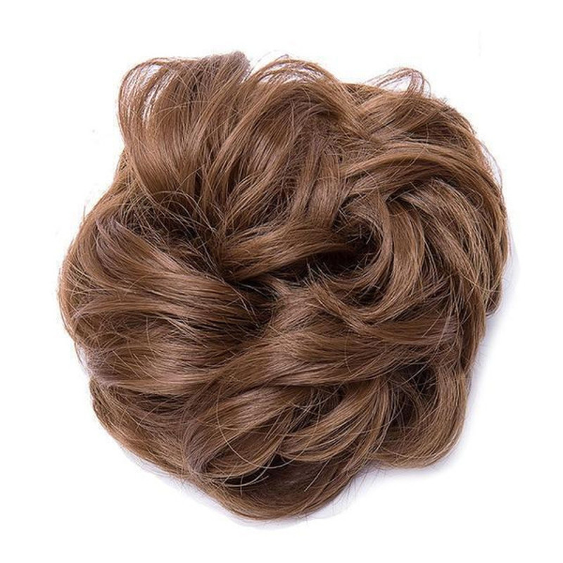 Rose Bun Hair Scrunchie  Butterscotch