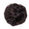 Rose Bun Hair Scrunchie  Dark Brown