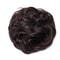 Rose Bun Hair Scrunchie Dark Brown