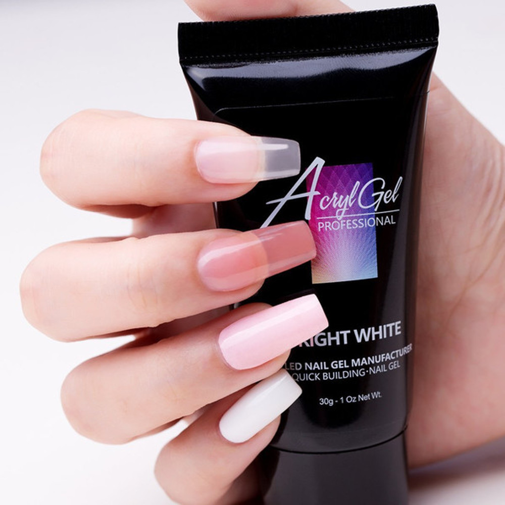 Polygel Nail Kit Milk White 1