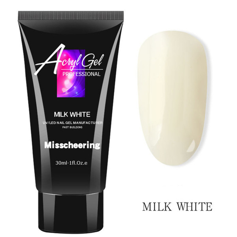 Polygel Nail Kit Milk White