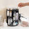 360 Rotating Makeup Organizer Black