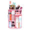 360 Rotating Makeup Organizer Pink 1
