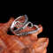 Silver Octopus Tentacle Ring 4
