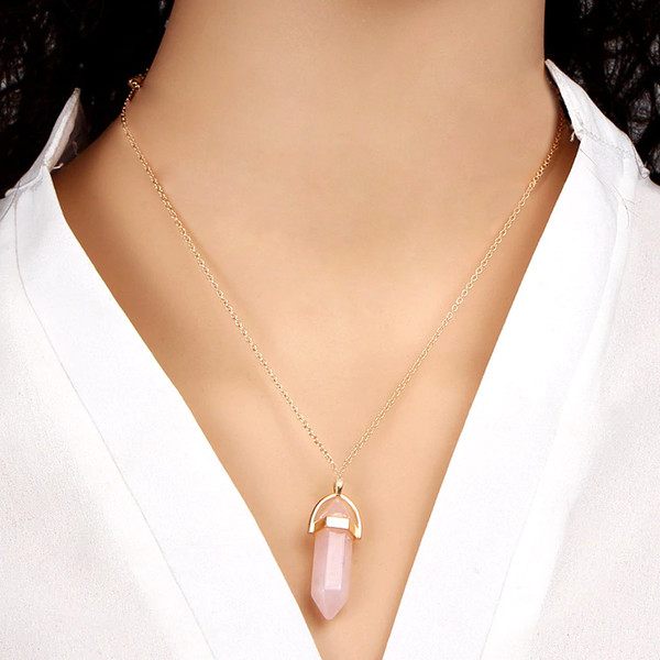 Healing Pink Rose Quartz Pendant Necklace (7).jpg