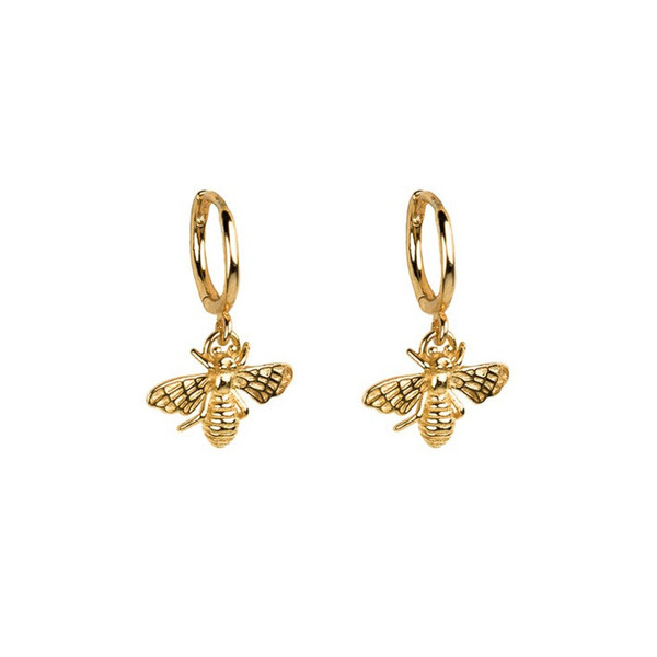 Gold & Silver Copper Alloy Honey Bee Earrings (1).jpg
