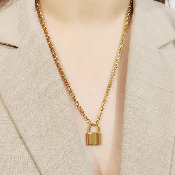 Gold & Silver Lock Necklace (2).jpg