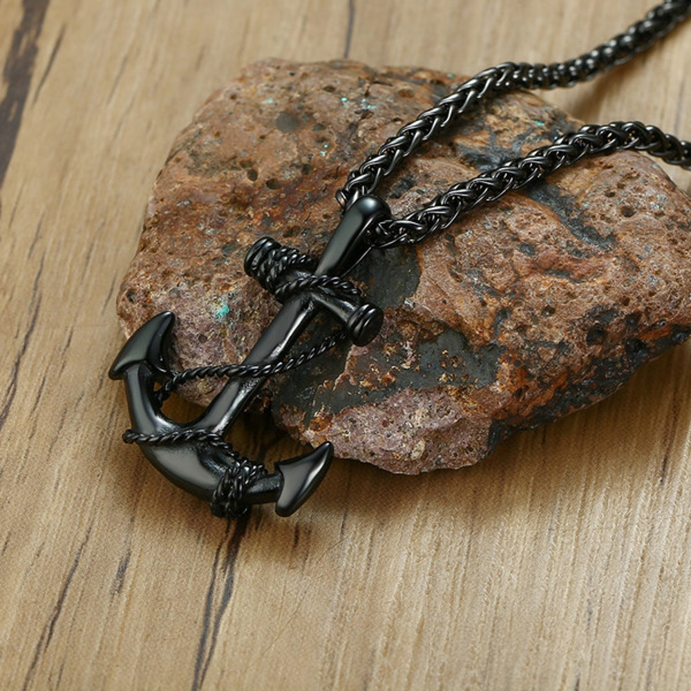 Stainless Steel Unisex Anchor Necklace (3).jpg