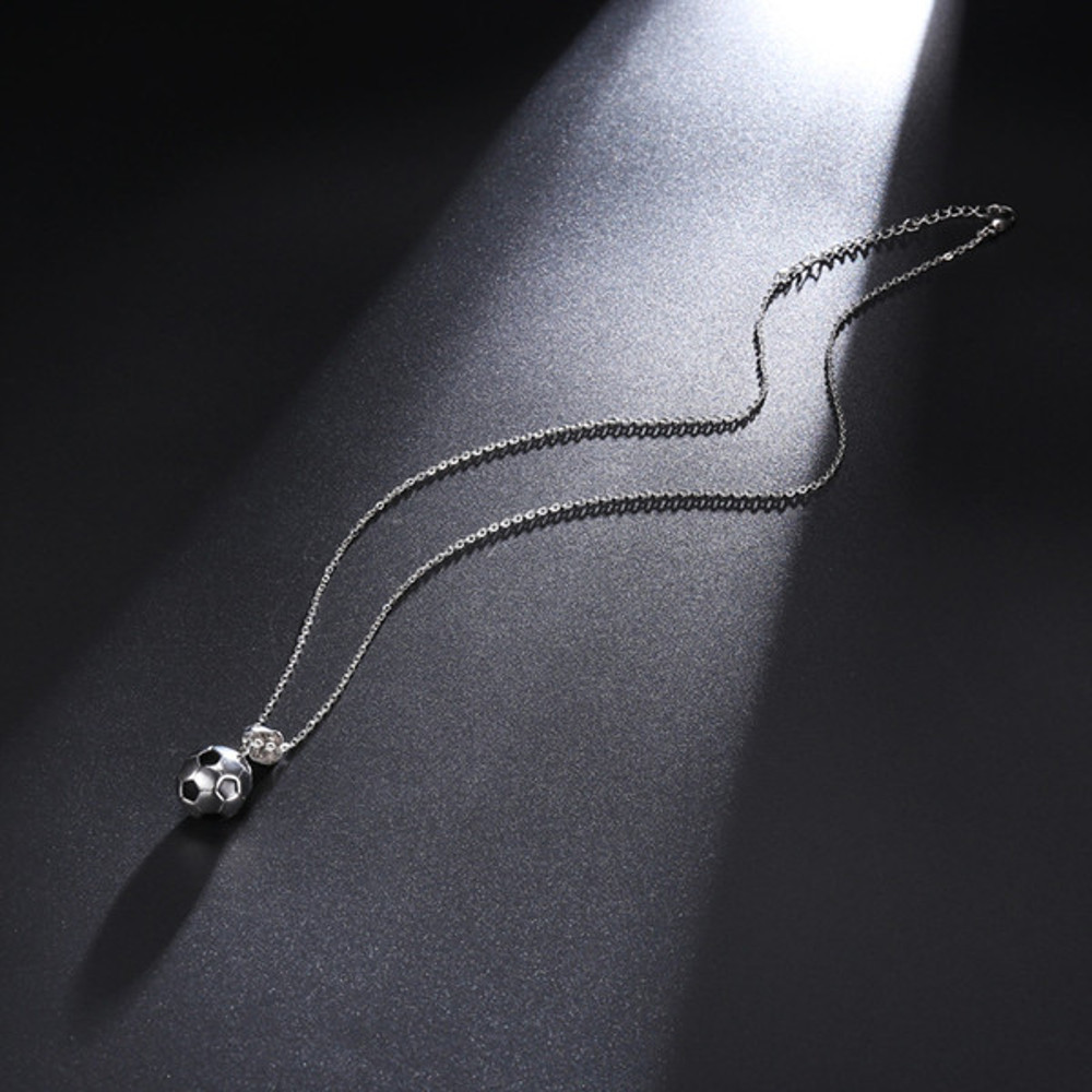 Unisex Soccer Ball Pendant Charm Necklace (1).jpg