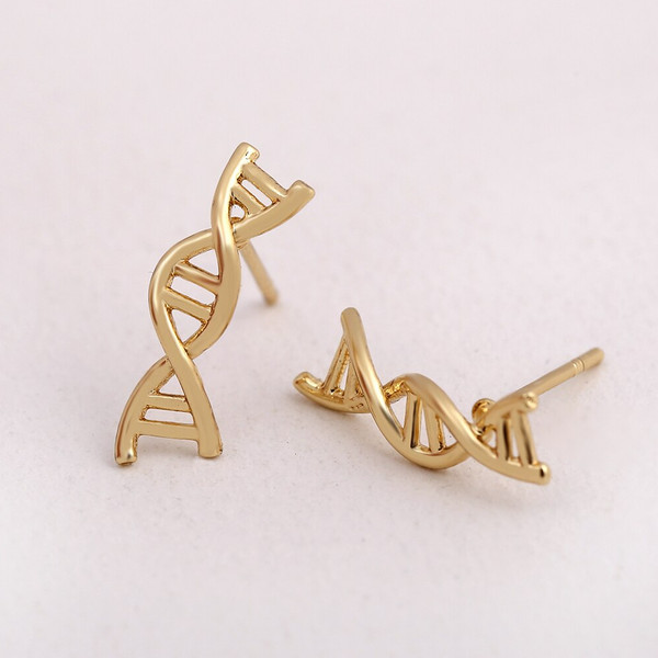 DNA Helix Earrings Studs (3).jpg