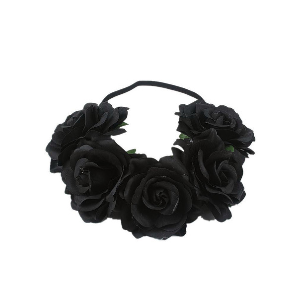 Floral Rose Headband Crown For Wedding & Halloween (2).jpg