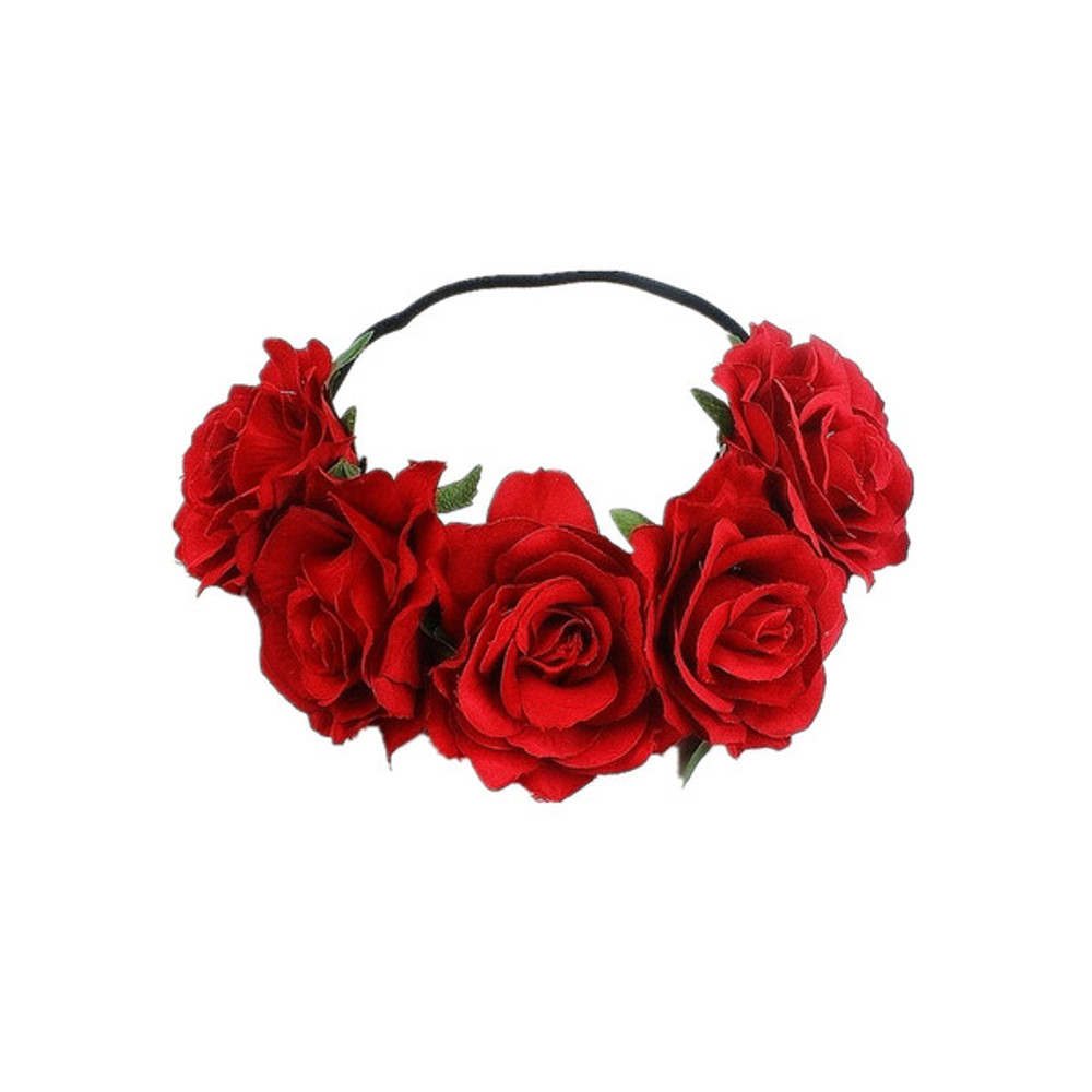 Floral Rose Headband Crown For Wedding & Halloween (3).jpg