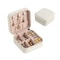 PU Leather Jewelry Organizer white