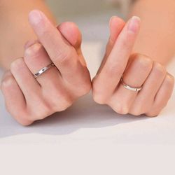 sun and moon promise ring for couples