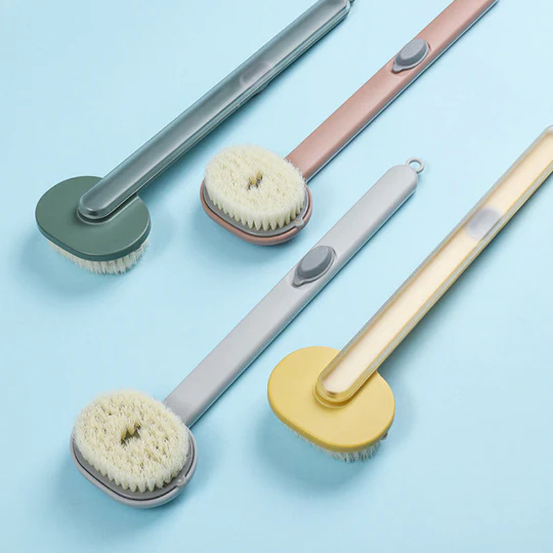 Long-Handle Bath Massage Cleaning Brush