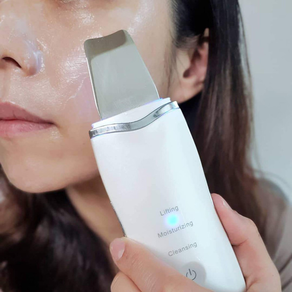 Ultrasonic Derma Skin Scrubber Pen - Deep Cleansing, Pore Shrinking, Blackhead Removal, USB Rechargeable 2