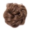 Chic Rose Bun Hair Scrunchie - Quick Styling, Durable Synthetic, Easy Maintenance, Ideal for Daily Wear Butterscotch