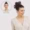 Rose Bun Hair Scrunchie 5