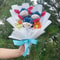 Cartoon Winnie The Pooh Plush Doll With Handmade Flower Bouquet Wedding Valentines Day Christmas G