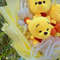 Cartoon Winnie The Pooh Plush Doll With Handmade Flower Bouquet Wedding Valentines Day Christmas  G 2