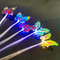LED Butterfly Hair Clips Colorful Braids Wig For Women Party Festival Styles 5