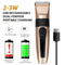 Professional Cordless Hair Clippers  Trimmer Kit For Men Barber Grade Hair Cutting Machine 2