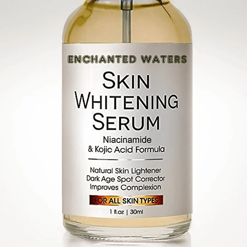 Kojic Acid Skin Whitening Serum Ultra Brightening Dark Spot Corrector With Niacinamide  Vitamin C 0