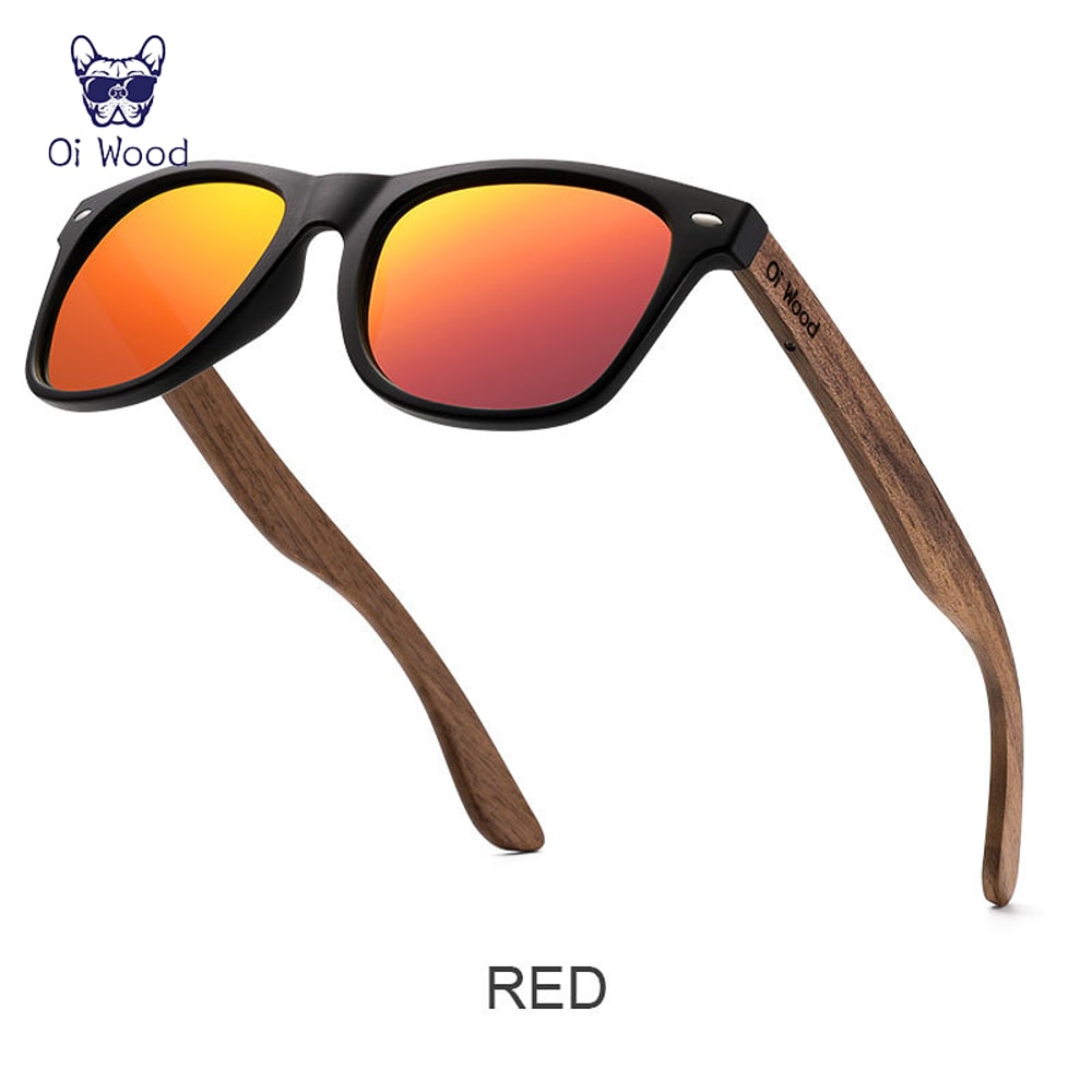 Natural Wooden Sunglasses Men Polarized Fashion Sun Glasses Original Wood TR90 Frames With UV400 Pr 5