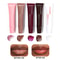 Soft Tube Mirror Lip Gloss Nude Brown Plumping Lip Gloss Moisturizing Lip Oil Transparent Lipgloss 2