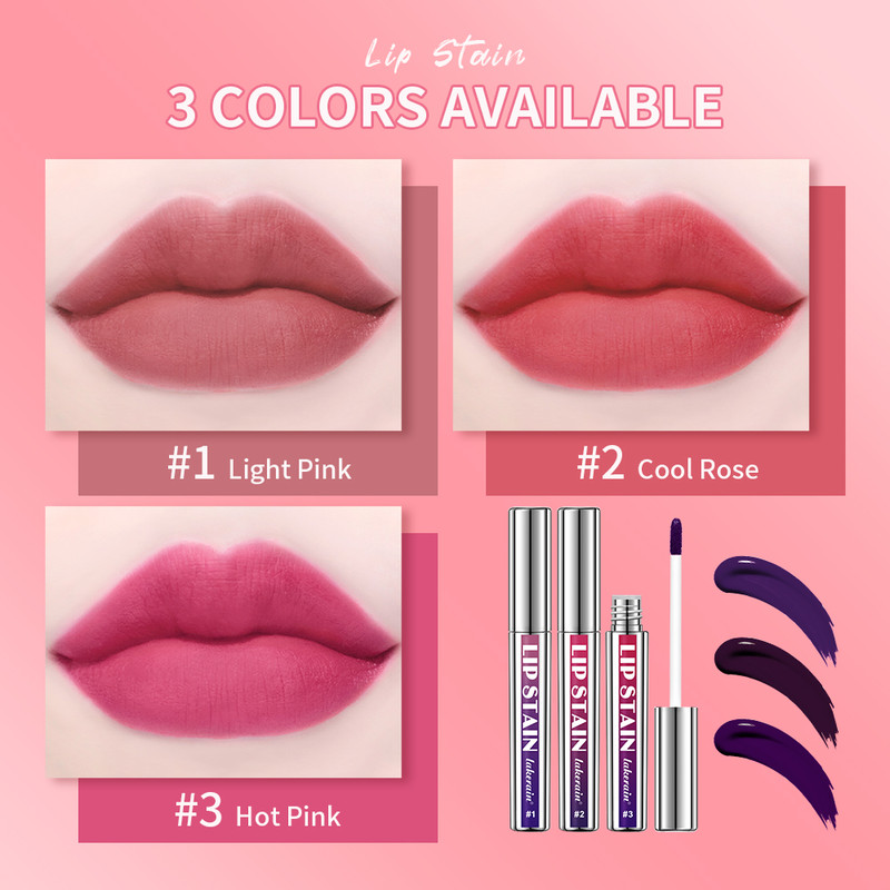 Peel Off Lip Stain Matte Lip Tint For Lips 24H Waterproof Liquid Lipstick Water Resistant Lip Color 2