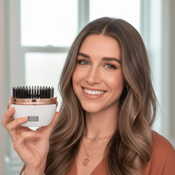 mini cordless hair straightener comb