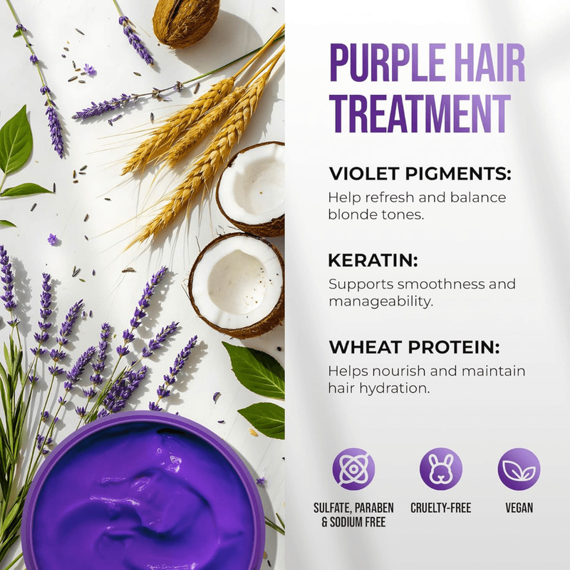 AntiYellowing Purple Hair Mask 1