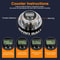 Auto Counter Gyro Ball Wrist Power Ball Strengthen Arm Gym Workout With Forearm Gyro Trainer 8