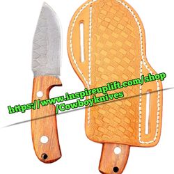 Custom Handmade Carbon Steel Skinner knife 11