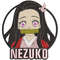 Anime Embroidery Pattern Nezuko Round 0