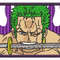 Roronoa Zoro Purple Sword Bite Anime Embroidery Pattern 0