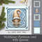 Multilayer Christmas Card With Gnome 0