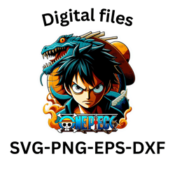 one piece svg, one piece png anime vector, fichier coupe anime, clipart anime, impression anime, anime cricut