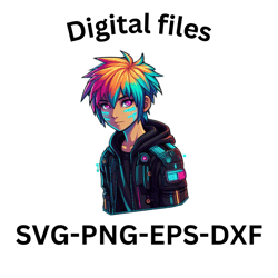 design for a futuristic anime