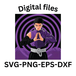 anime svg, bts svg, anime cutting file, svg, anime silhouette, anime png ,jujutsu kaisen