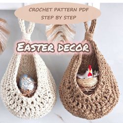 Crochet with me Mother's Day gift Super easy tutorial for hanging basket