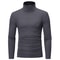 Winter Thermal Shirt for Men Thin Base Layer Tights High Neck Slim Fit Long Sleeve TShirt for Aut