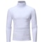 Winter Thermal Shirt for Men Thin Base Layer Tights High Neck Slim Fit Long Sleeve TShirt for Aut