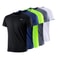 Gym Sport Shirt for Men Breathable Quick Dry Workout Tee Round Neck Short Sleeve Activewear Top