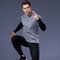 Gym Sport Shirt for Men Breathable Quick Dry Workout Tee Round Neck Short Sleeve Activewear Top