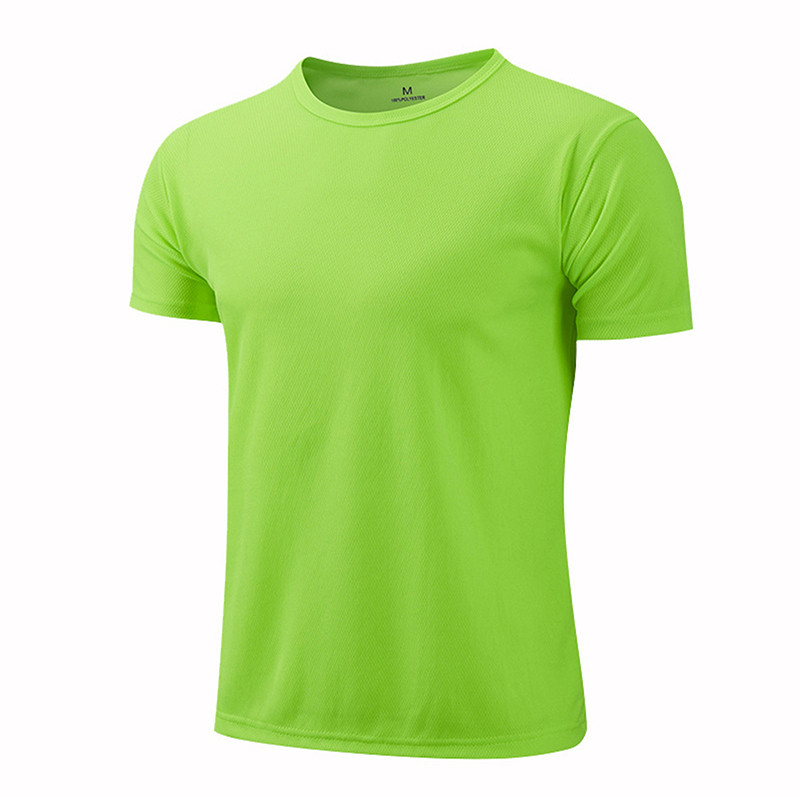 Unisex Quick Dry Short Sleeve Sport TShirt Breathable Gym Jersey For Fitness And Running 9