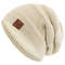 New Unisex Slouchy Winter Hats FurLined Warm Beanie Cap For Men Women 12