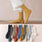 Classic Casual Daily Wear Crew Socks, Vibrant Mixed Color Stripes, Soft & Breathable